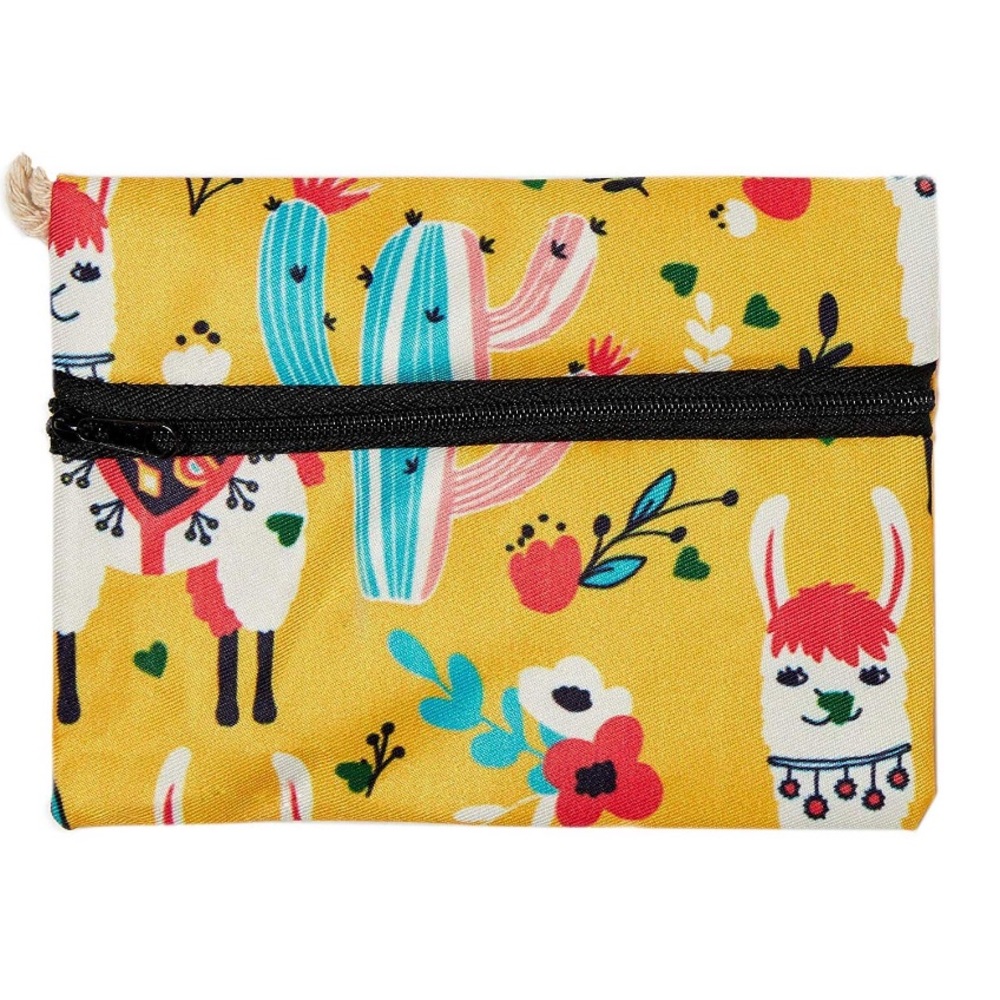 🆕NWOT Yellow Llama Boho Cute Shoulder Tote Bag - Picture 4 of 5